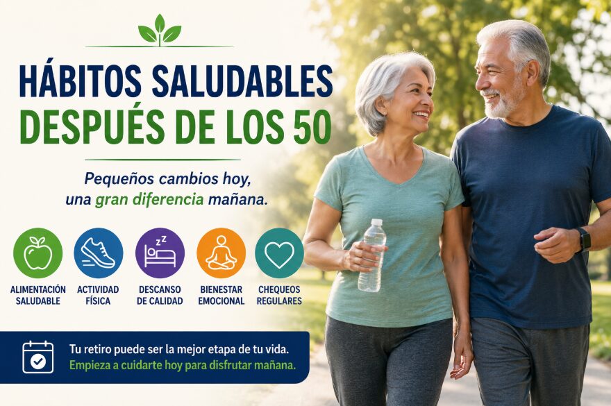 Hábitos saludables después de los 50: pequeños cambios que pueden mejorar tu calidad de vida