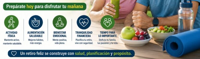 Salud después de la pensión: cómo prepararte para un retiro con bienestar y una vida más digna