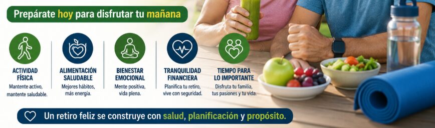 Salud después de la pensión: cómo prepararte para un retiro con bienestar y una vida más digna