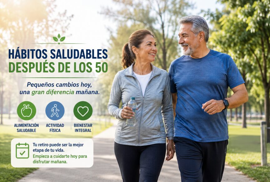 Hábitos saludables después de los 50: pequeños cambios que pueden mejorar tu calidad de vida