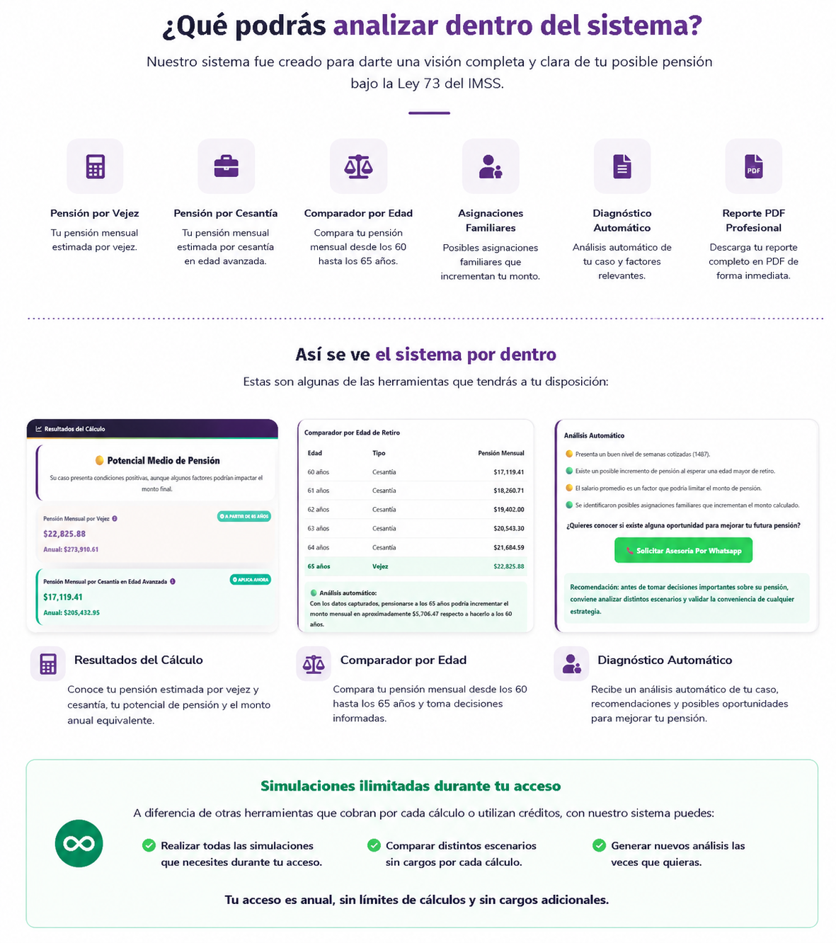 Plataforma Premium Ley 73 + Asesoría Personalizada
