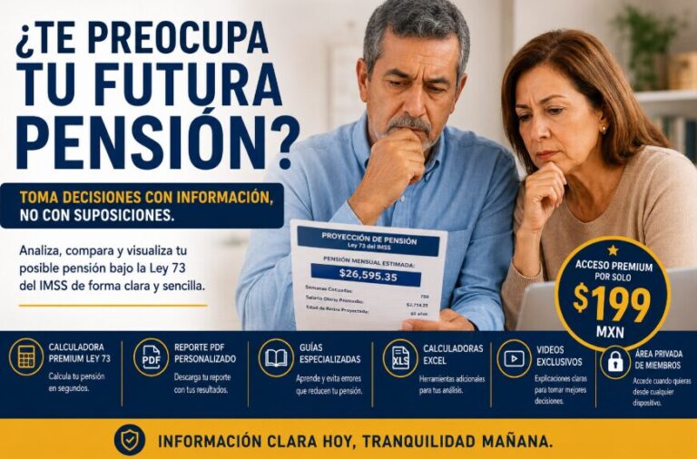 ¿Te preocupa tu futura pensión? Lo que debes saber antes de tomar una decisión importante