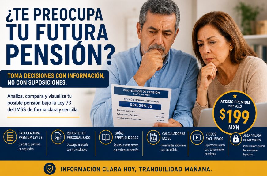 ¿Te preocupa tu futura pensión? Lo que debes saber antes de tomar una decisión importante