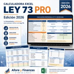 Calculadora Excel Ley 73 PRO · Edición 2026